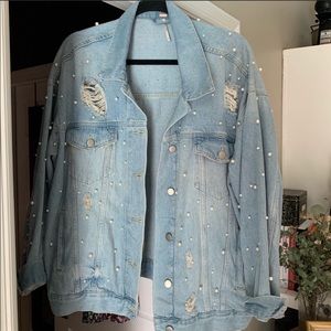 Free People Sunday Funday Trucker jacket - M